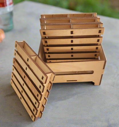 miniature pallet coasters