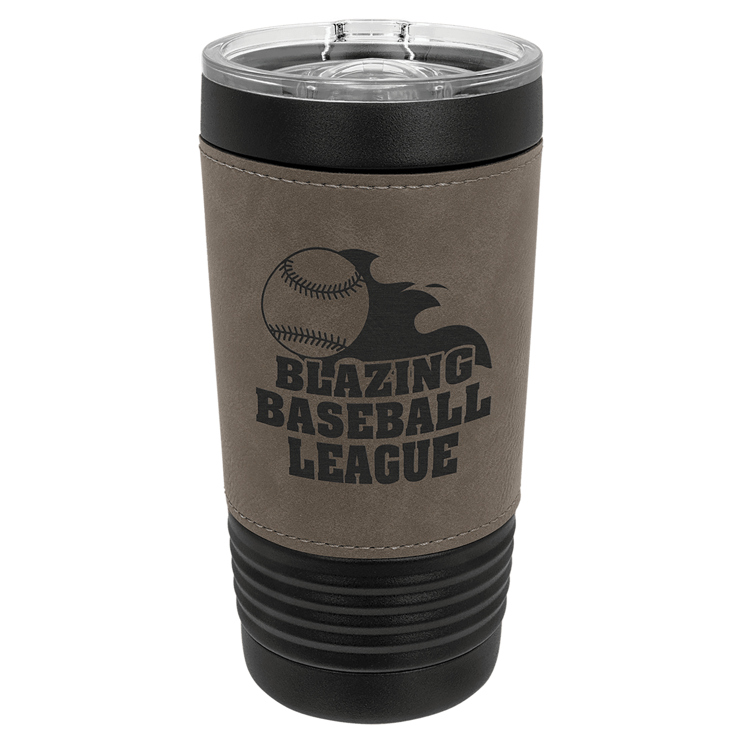 Drinkware Tumblers with Leatherette Grip 20 oz