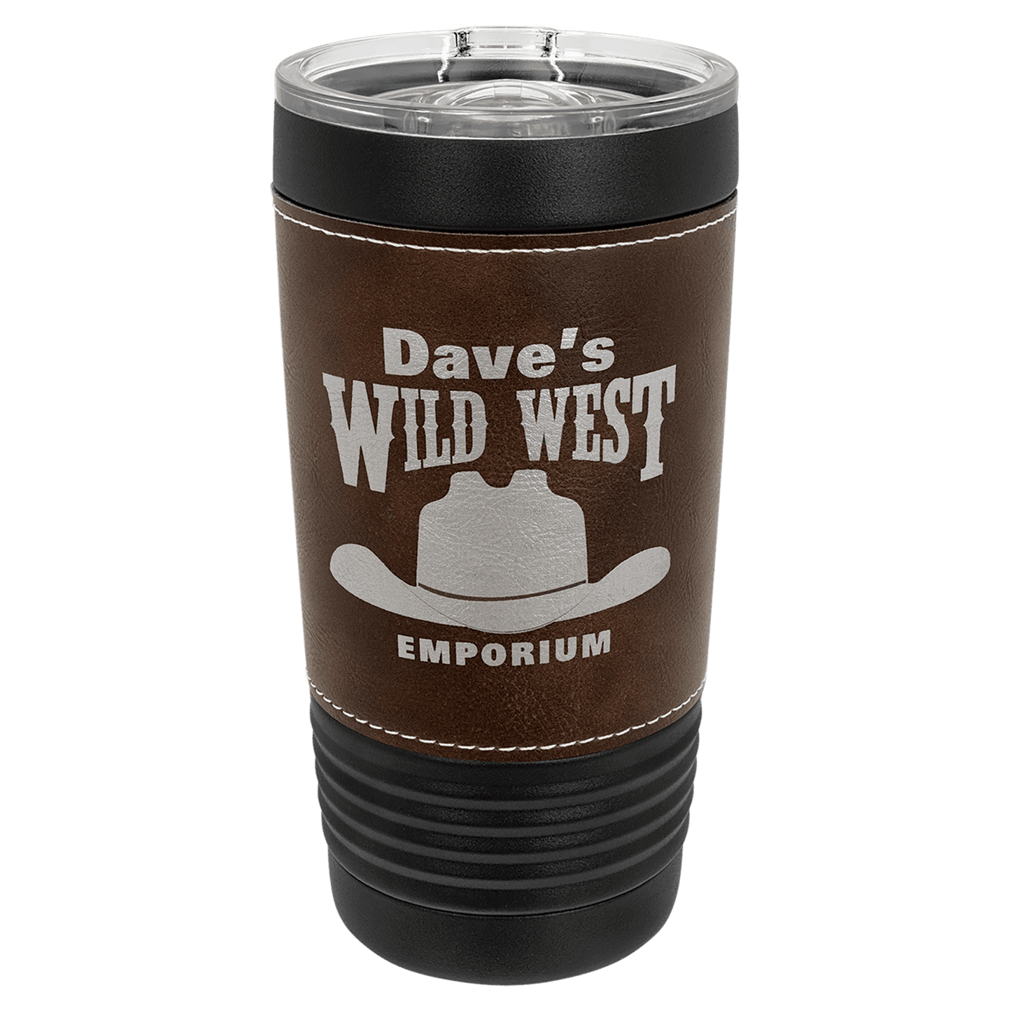 Drinkware Tumblers with Leatherette Grip 20 oz