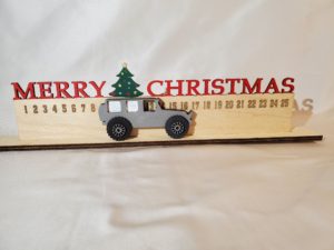 Christmas Countdown with Vehicle