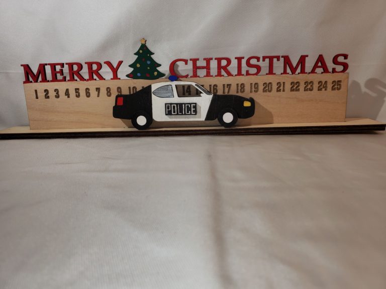 Christmas Countdown with Vehicle