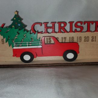 Christmas Countdown with Vehicle