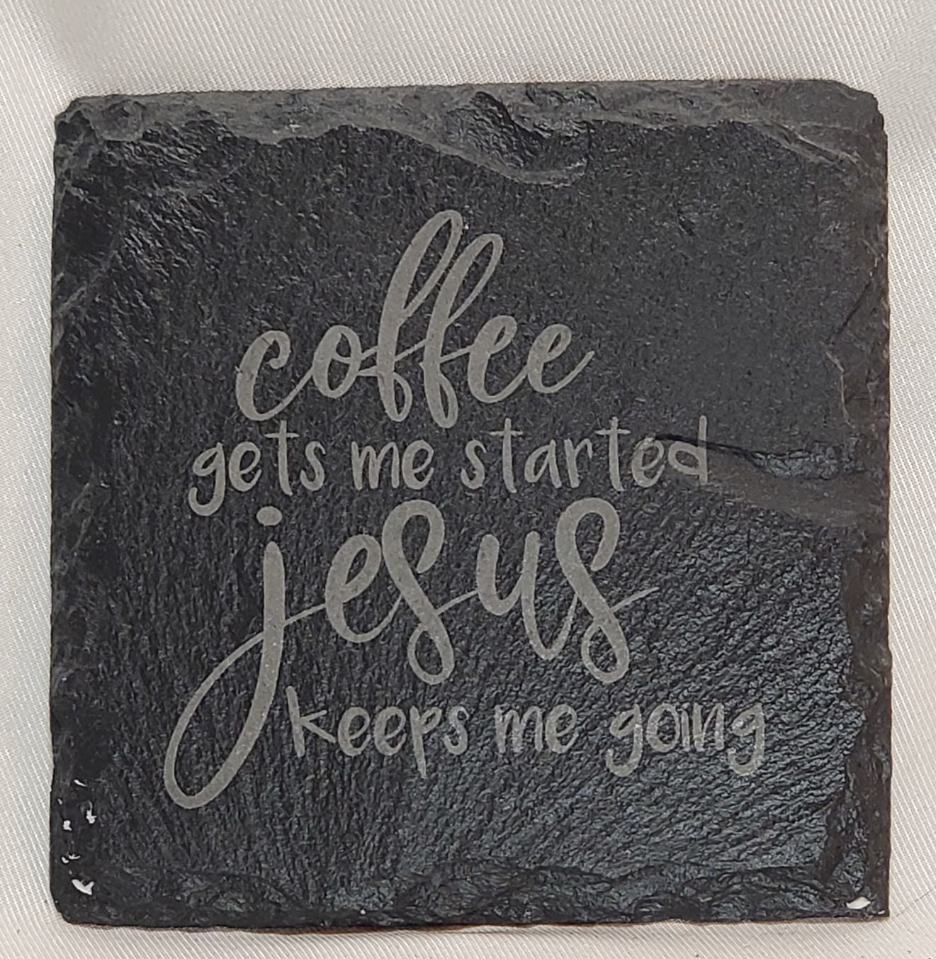 Coaster Coffee Gers Me Started