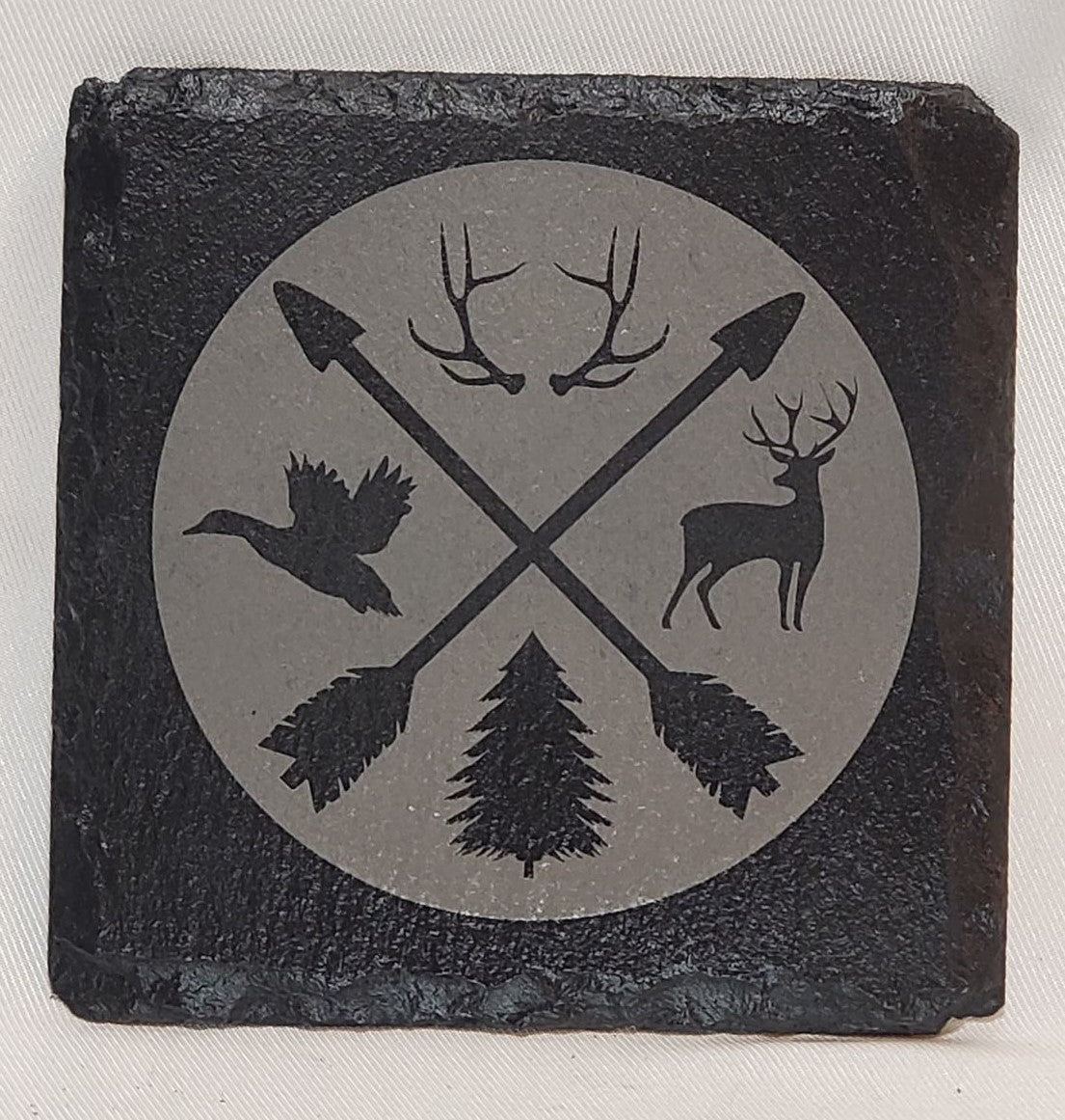 Slate Coasters Custom Laser Engraved