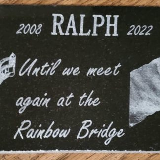 Granite Pet Memorial – Personalized