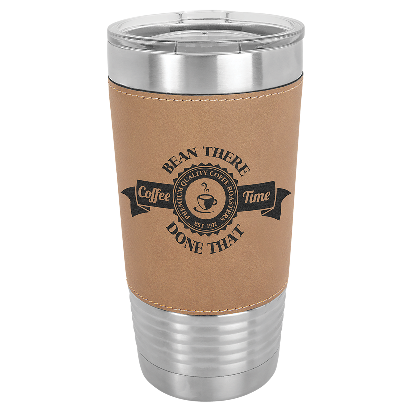 Drinkware Tumblers with Leatherette Grip 20 oz