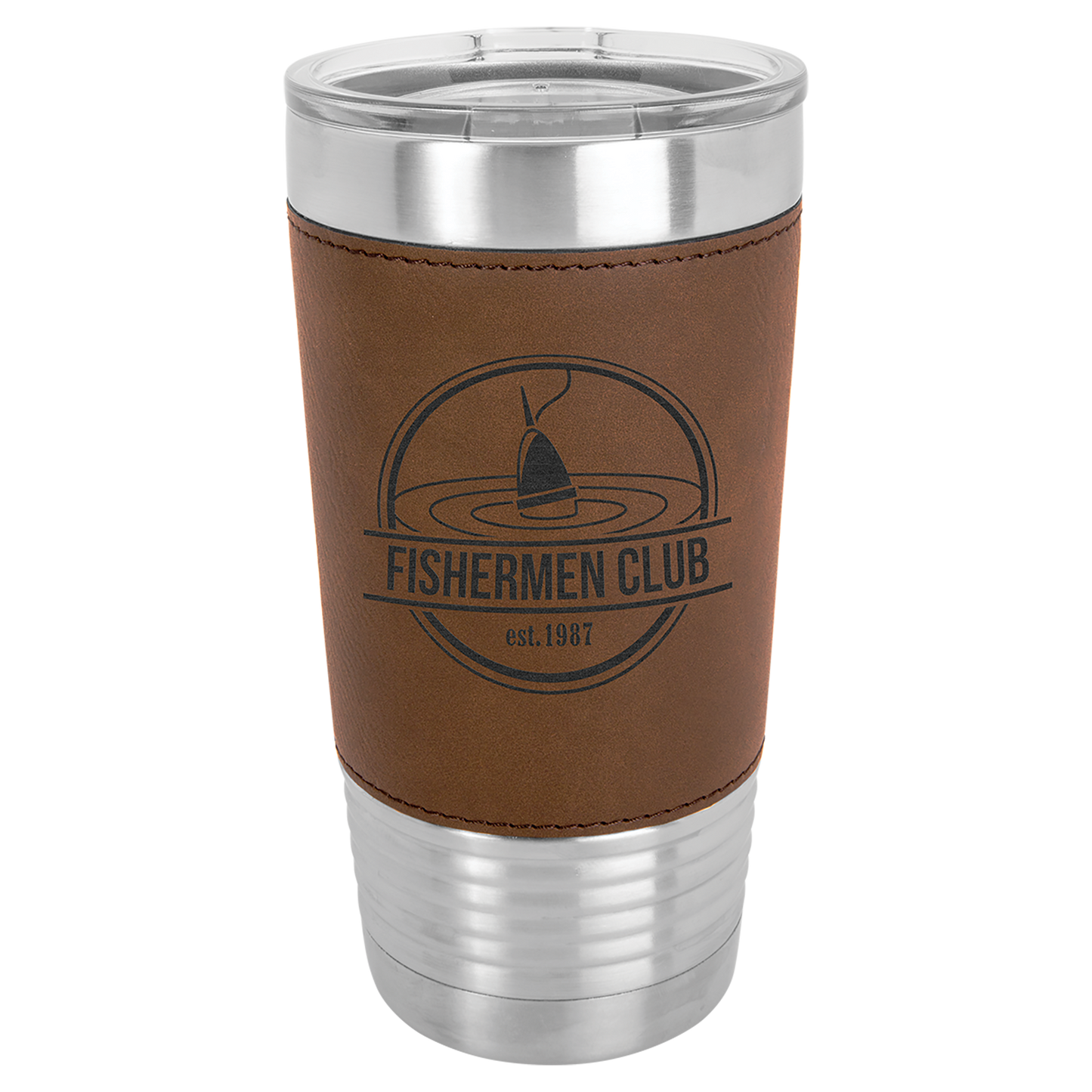 Drinkware Tumblers with Leatherette Grip 20 oz