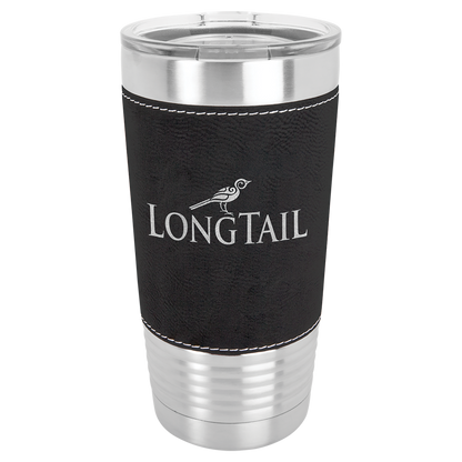 Drinkware Tumblers with Leatherette Grip 20 oz