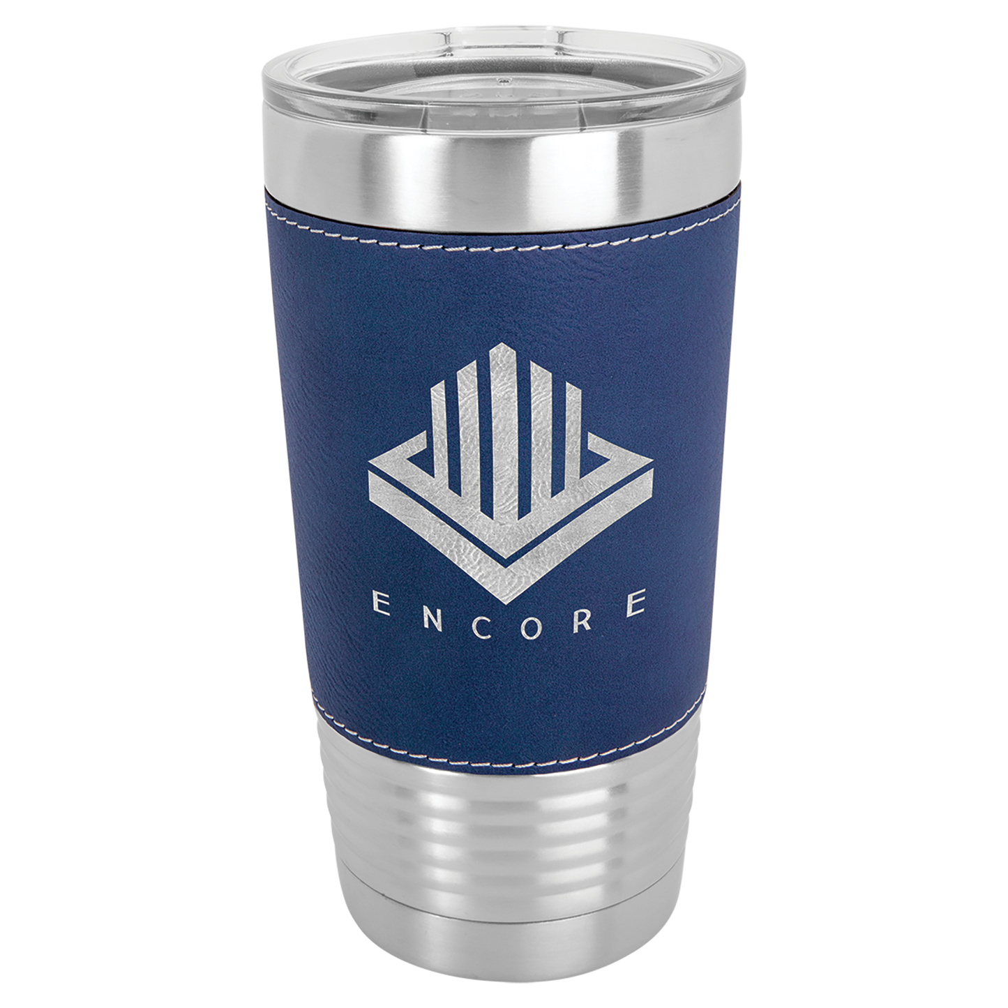 Drinkware Tumblers with Leatherette Grip 20 oz