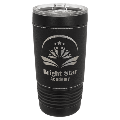 Drinkware Tumblers with Leatherette Grip 20 oz