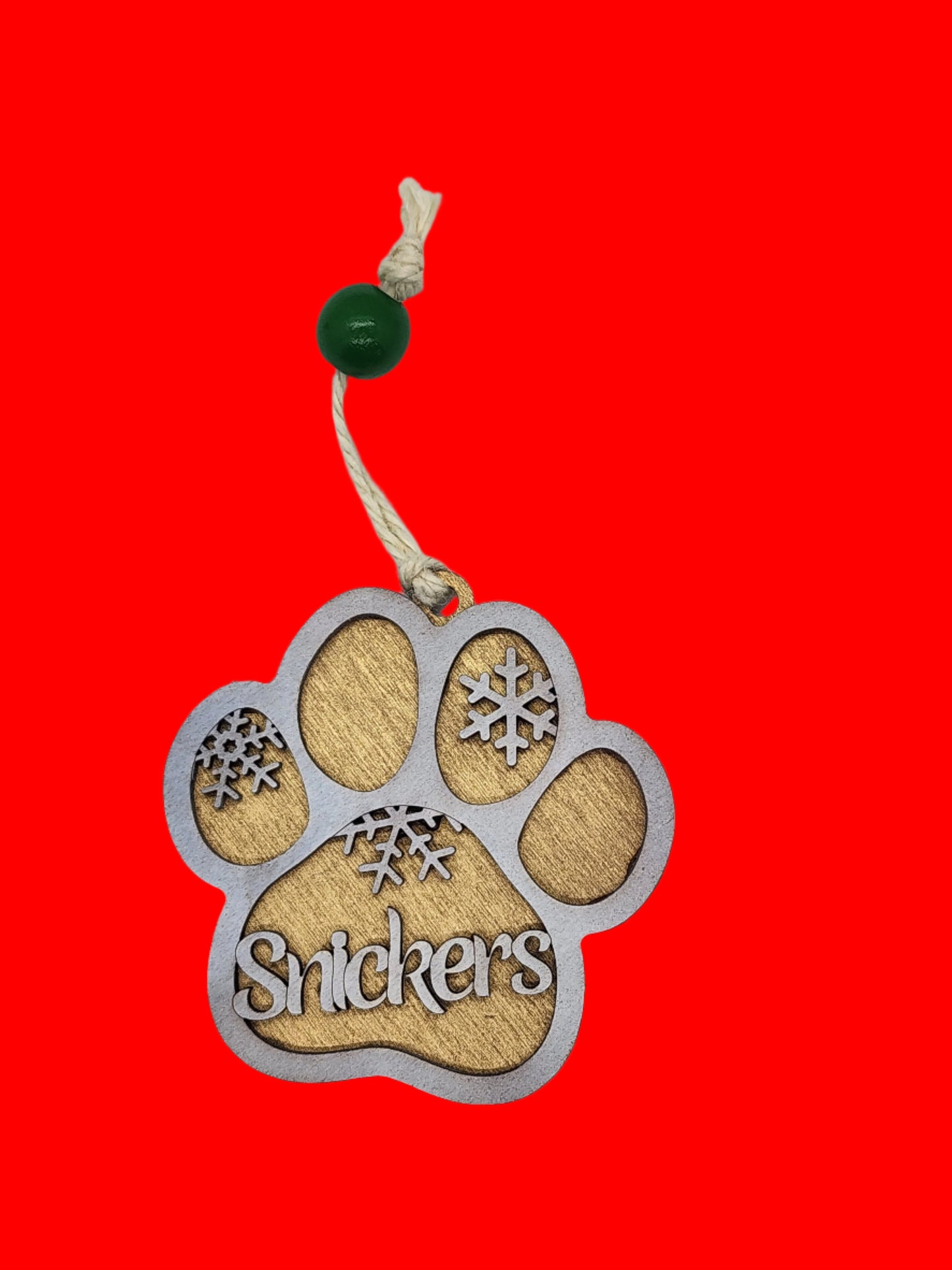 Pawprint ornament