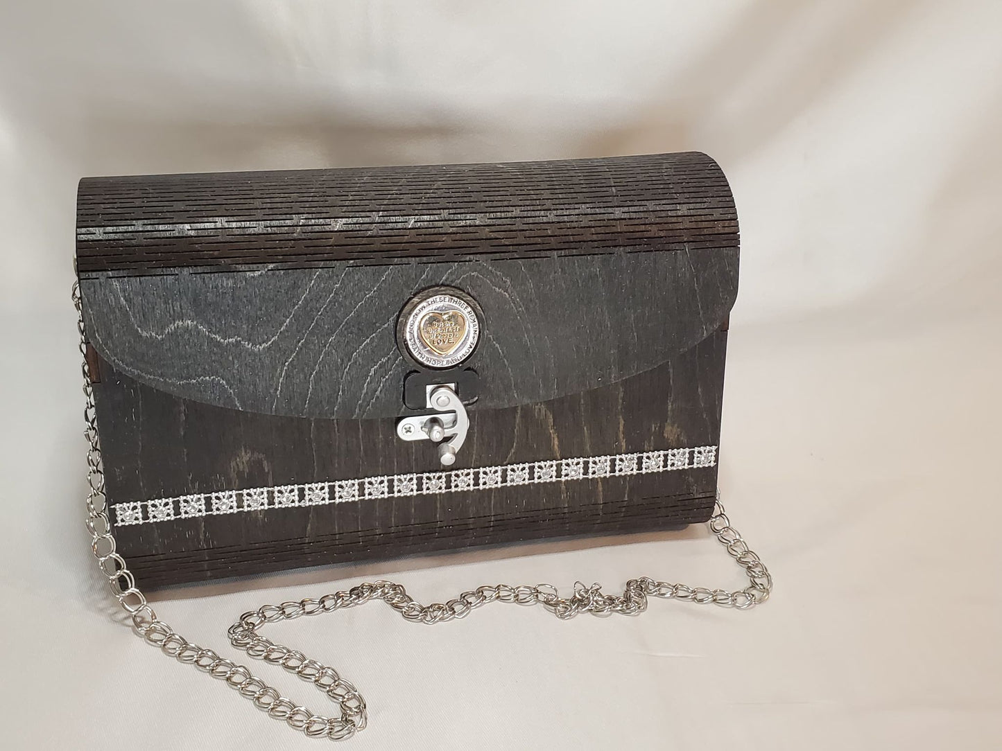 Elegant Wooden Purse