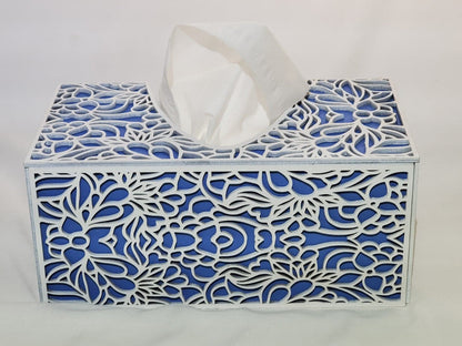 Tissue Box Cover-Wooden-Custom Laser-Engraved