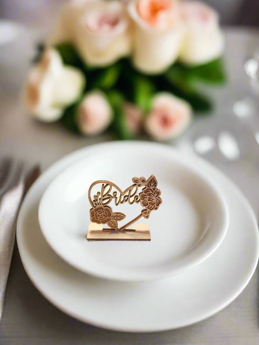 Place Card - 3D Wedding Decoration, Birthday