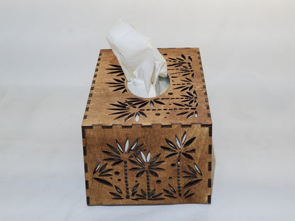 Tissue Box Cover-Wooden-Custom Laser-Cut